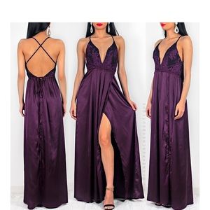 Star of the Show Maxi dress- purple